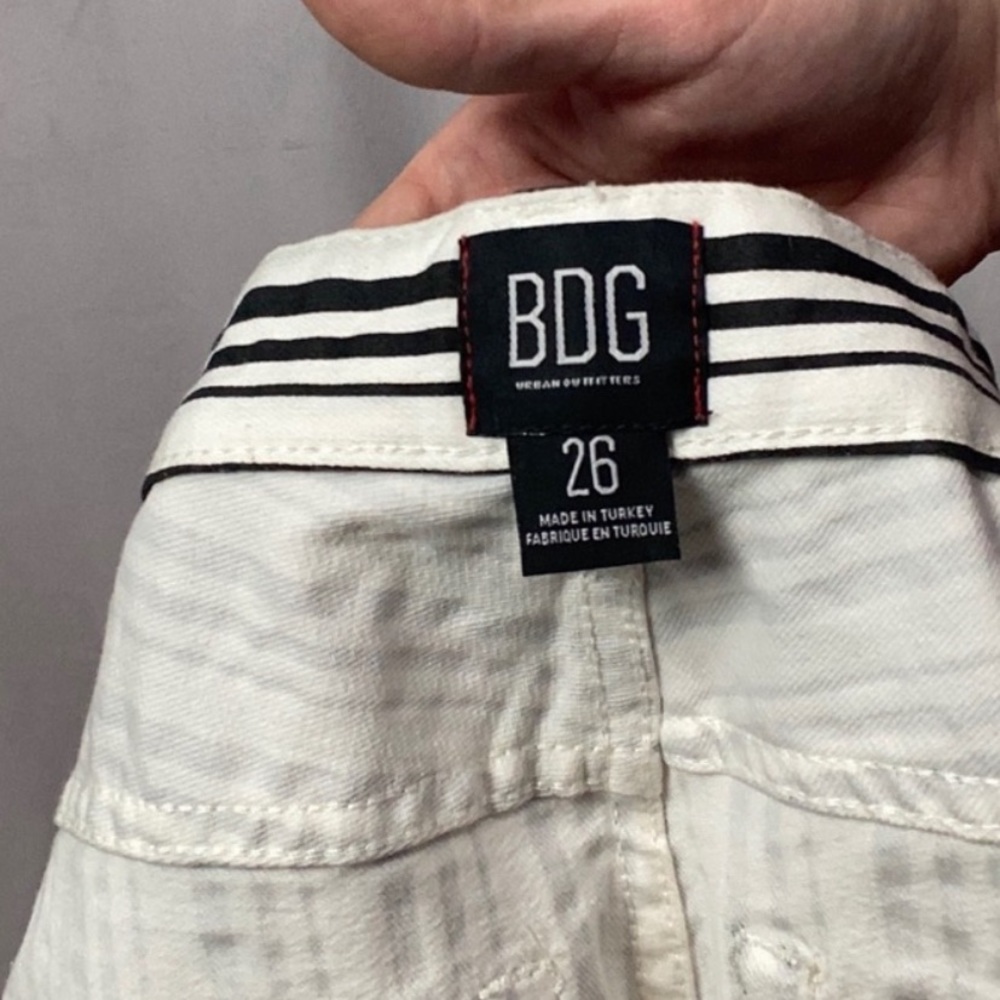 HIGH WAIST URBAN OUTFITTER BLACK WHITE STRIPE JEAN - Picture 6 of 6